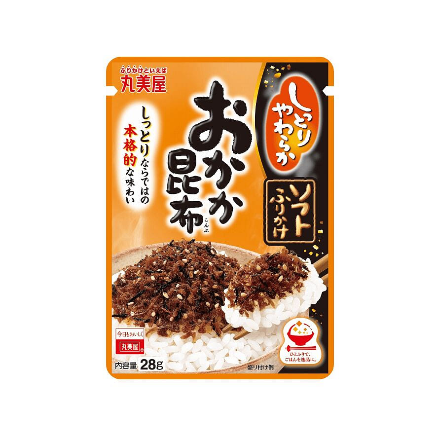 Marumiya Rice Seasoning Kombu Seaweed Flavor 28 g