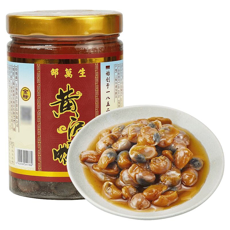 上海特产邵万生金标黄泥螺醉泥螺王无沙泥螺300g 1 盒