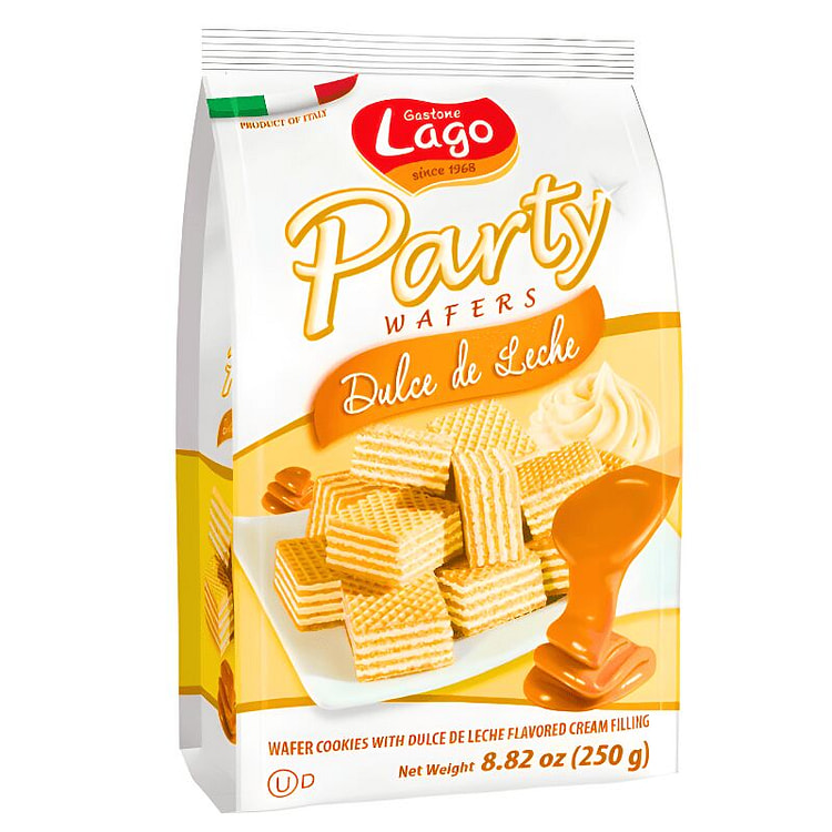 [LAGO] Bánh Wafer Vị Caramen Sữa - 250g 1 pack