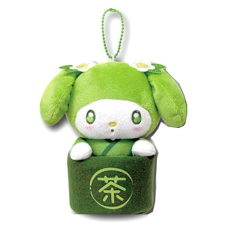 三丽鸥 抹茶碗 美乐蒂毛绒挂件 1 份