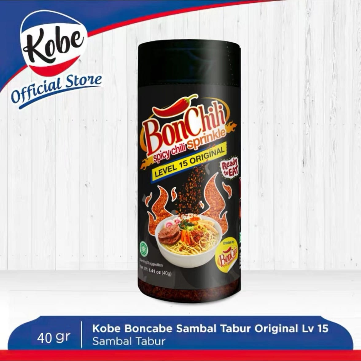 very spicy Kobe chili powder in Indonesia 40 g