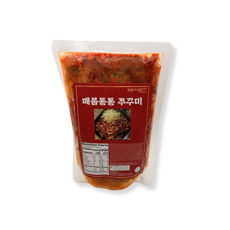 香辣Q弹小章鱼炒