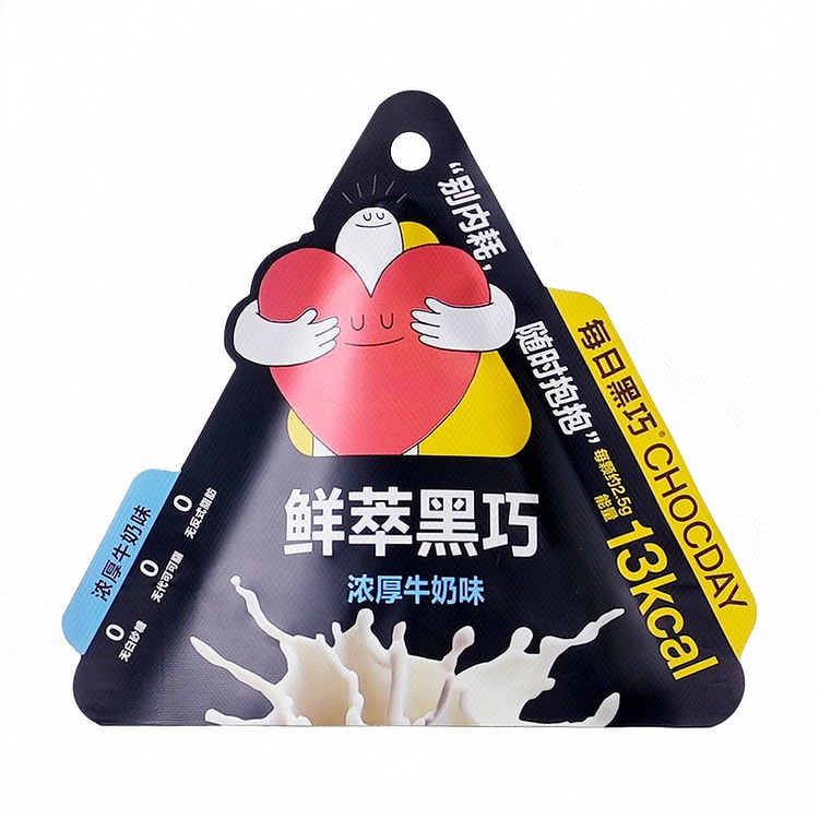 每日黑巧 鲜萃黑巧（浓厚牛奶味） 15 克