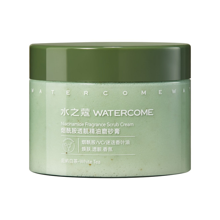 水之蔻 烟酰胺透靓精油磨砂膏#庭屿白茶 180 克
