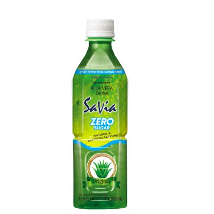 Savia Aloe Vera Drink Original ZERO 16.9oz 12 case