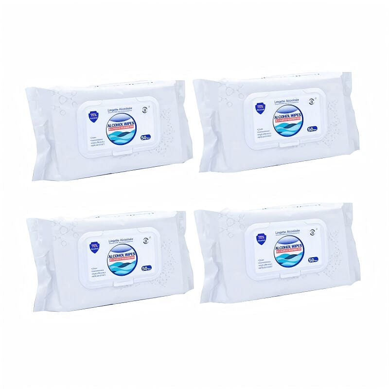Juanjuan 75% Alcohol Cleaning Wipes, 200 Counts 1 each