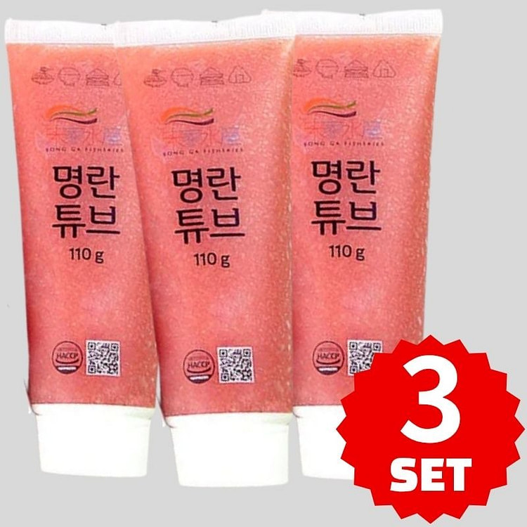 tube-type premium salted pollock roe 110 g*3 pack