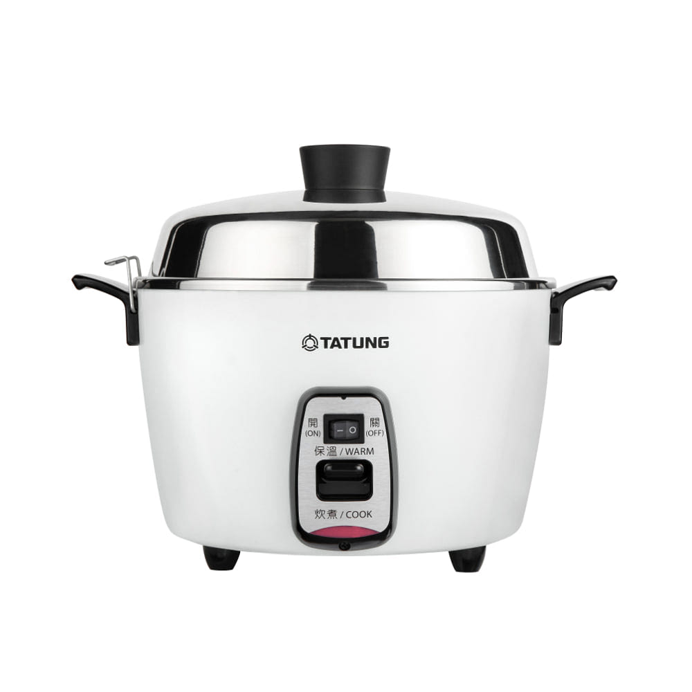 TATUNG 11-Cups Stainless Steel (White) Multi-Functional Rice Cooker TAC-11QM 1 count
