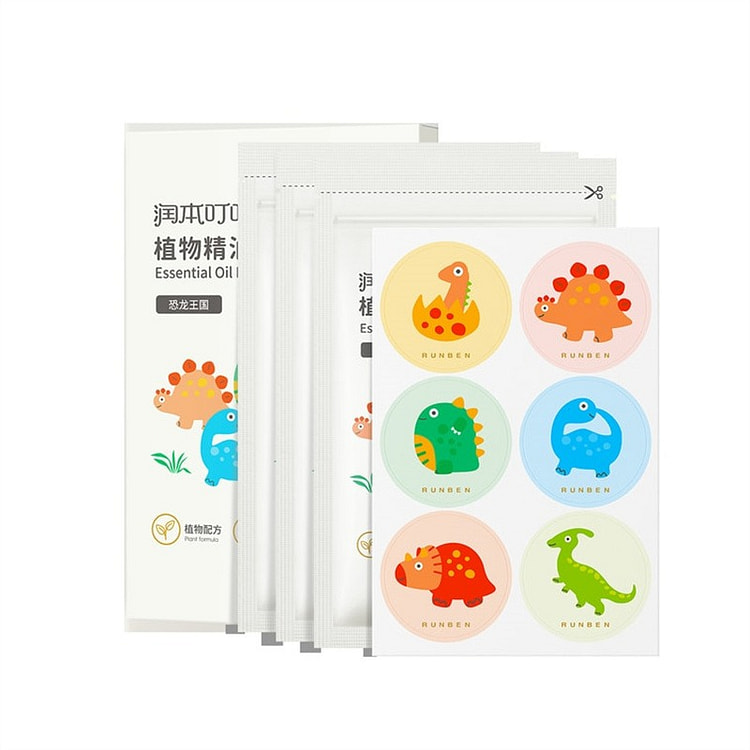 润本 植物精油贴防虫 36片 贴恐龙王国