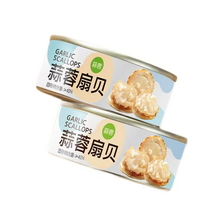 Zhangzidao Instant canned scallops with garlic 90g