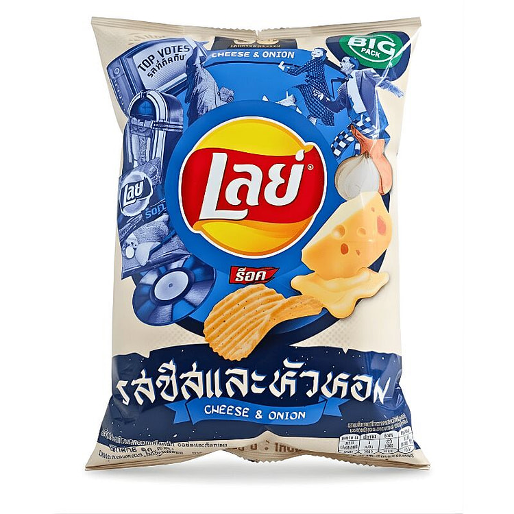 Lay’s 奶酪洋葱味薯片 66g 1 份