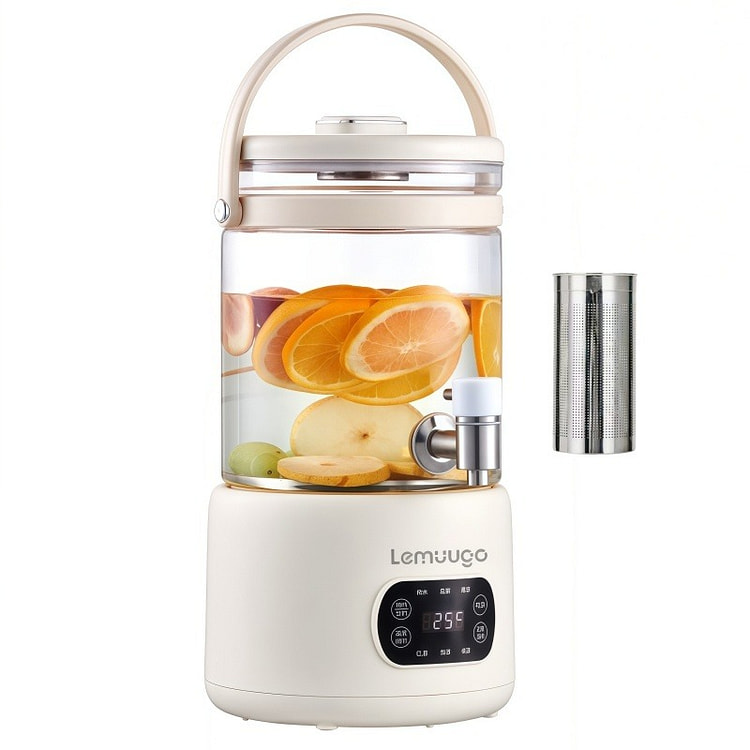 3L养生壶高硼硅玻璃电水壶温酒酵素带茶栏3-4人用 1 个