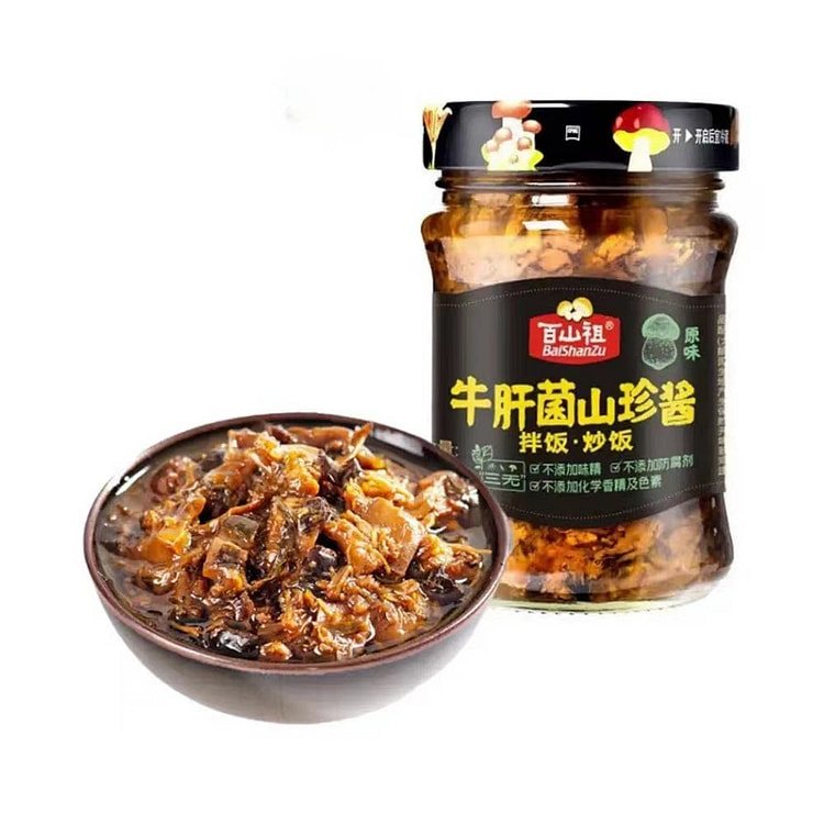 百山祖 原味牛肝菌山珍酱 30%松露含量 1袋 210 克