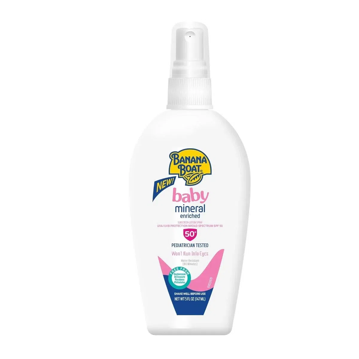 Banana Boat Baby Mineral Sunscreen SPF 50 Spray 1 pack