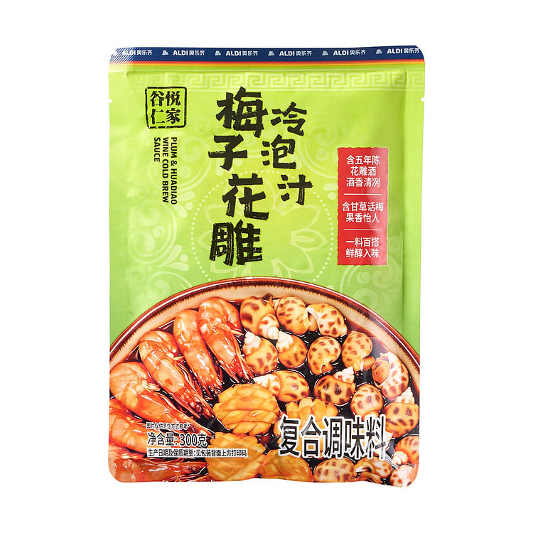 谷悦仁家 梅子花雕冷泡汁 1袋 300 克