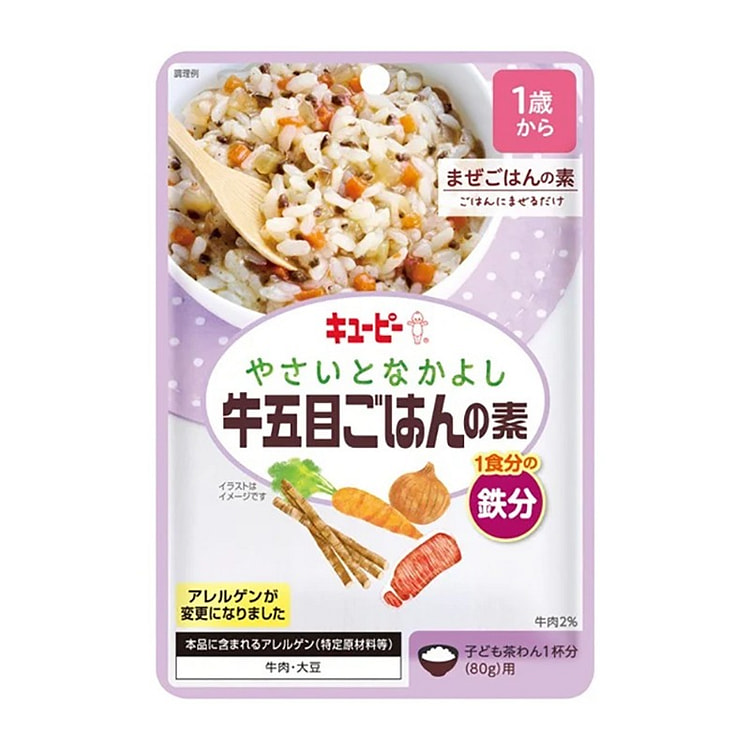 丘比 宝宝辅食拌饭料牛肉味 1岁+ 60g