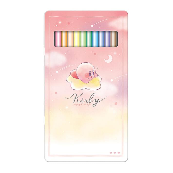 Kirby 盒装彩色铅笔套装 圆轴/12色
