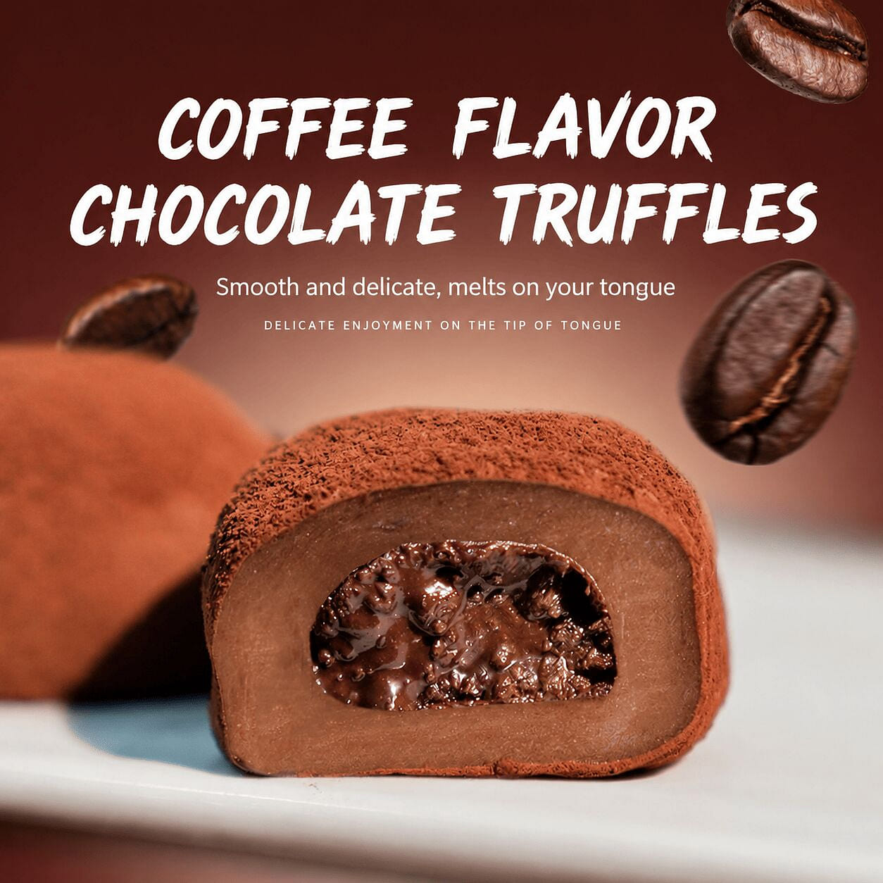 Japanese-style chocolate mochi dessert 510 g