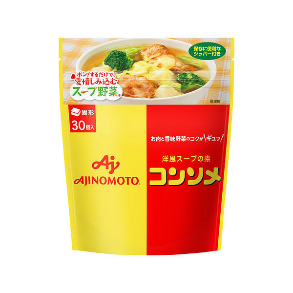 味之素 鲜蔬西式汤底风味固形浓汤块 30个入