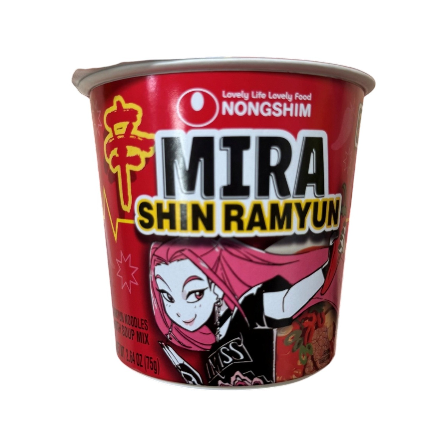Nongshim KPop Demon Hunters Mira Spicy Queen Ramen 6 count