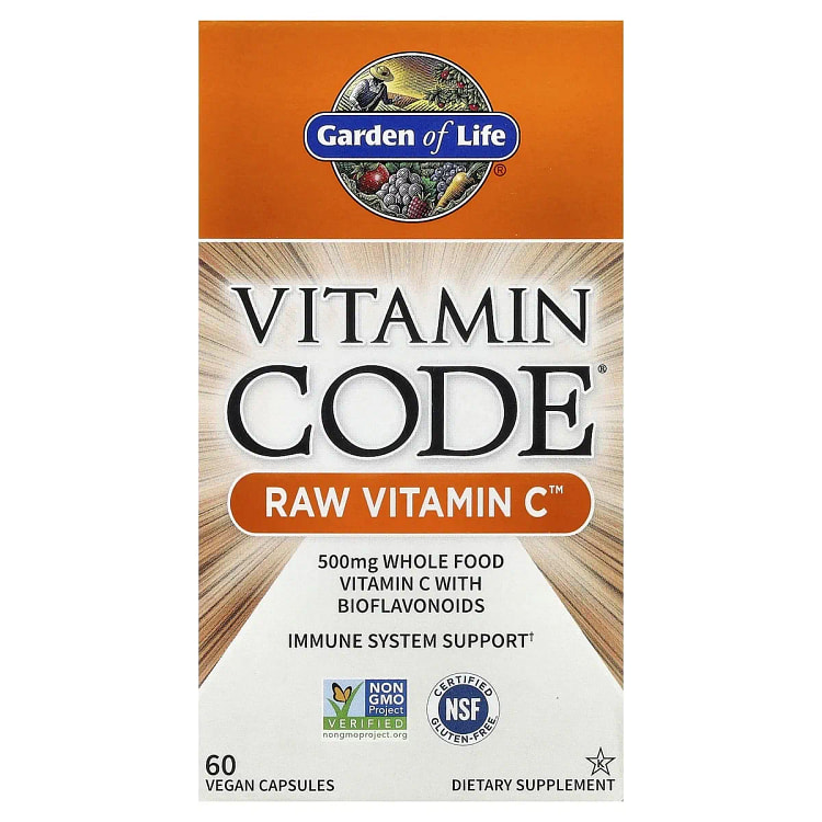 Garden of Life Vitamin Code Raw Vitamin C 60 Vegan 200 pack