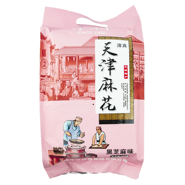 天津特产麻花黑芝麻味400g*1袋