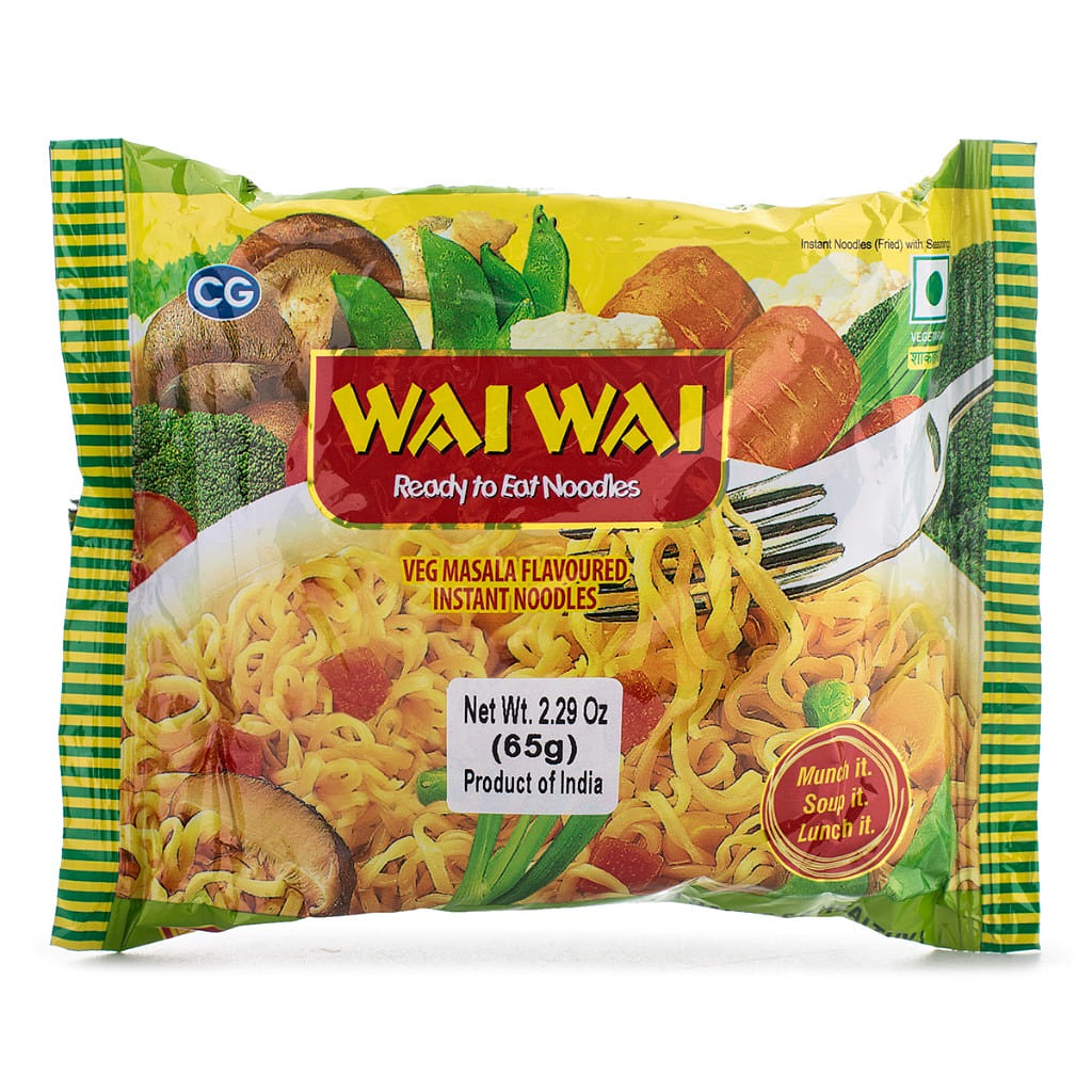 Wai Wai Veg Masala Instant Noodles 65 grama(s)