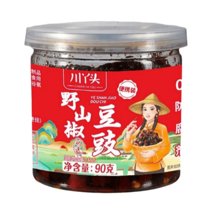 Wild Pepper Flavor Fermented Black Bean Chili Sauc 90 g