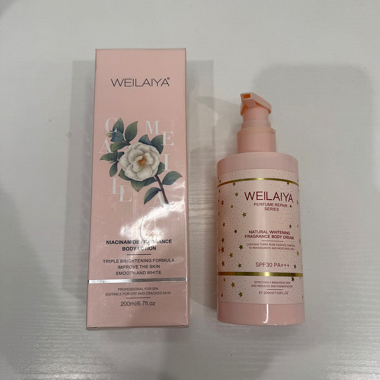 薇莱雅玫瑰身体霜山茶花身体乳套装