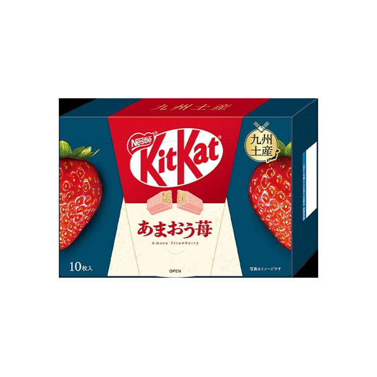KitKat 甘王草莓味威化饼 10枚