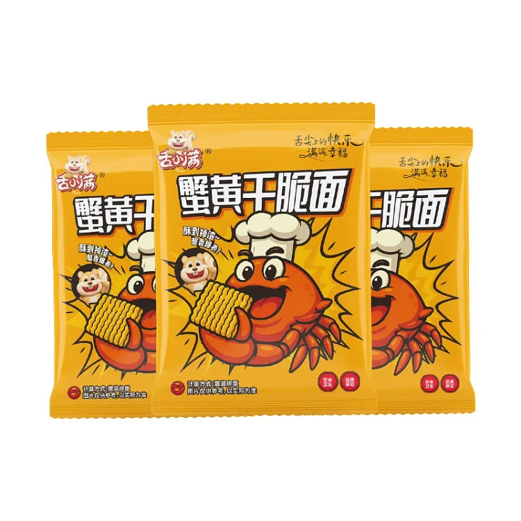舌小满蟹黄干脆面掌心脆15g*1袋 15 克