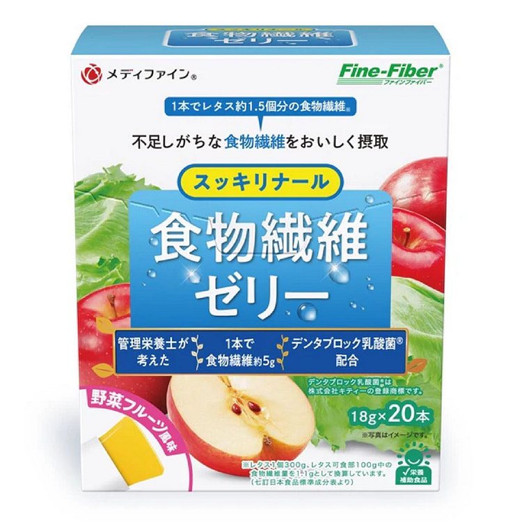 Fine Japan Dietary Fiber Jelly Sticks 1 box
