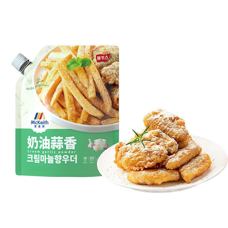 麦基斯 奶油蒜香撒粉薯条蘸料调味料 500g*1袋