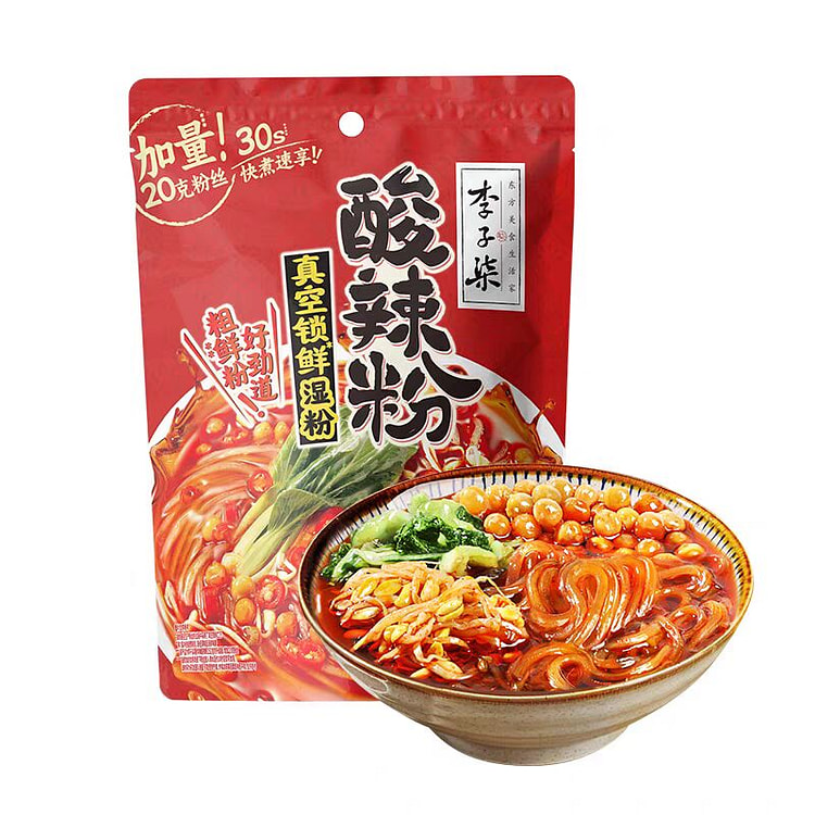 【李子柒酸辣粉】 宵夜速食早餐麻辣粉面