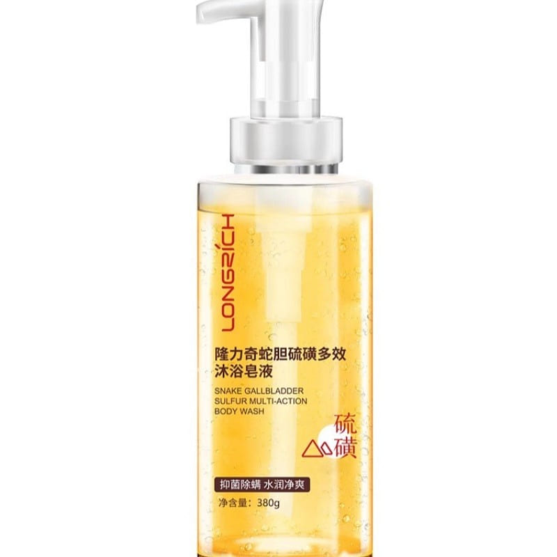 Snake gall bladder sulfur anti-mite shower gel 380 ml