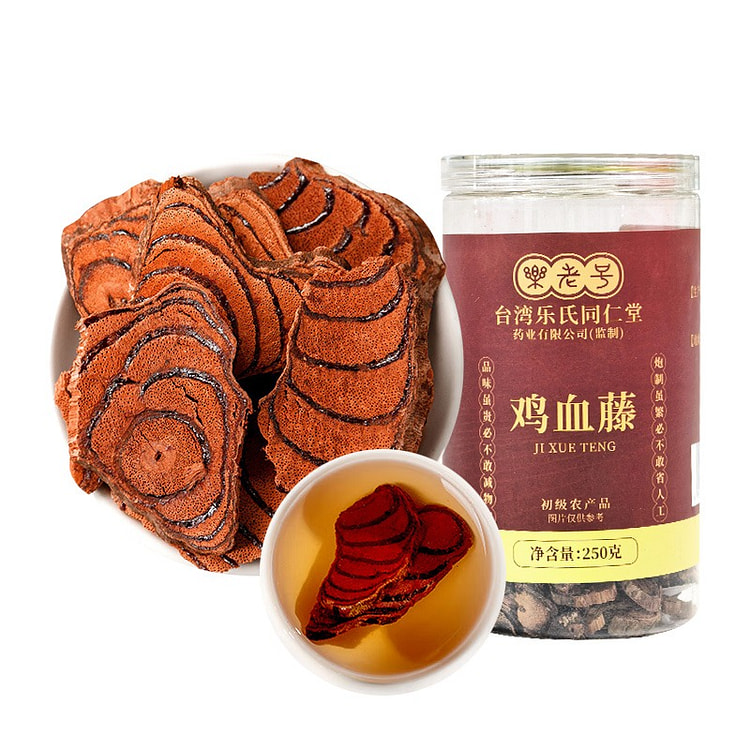 Leshi Tongrentang Dried Spatholobus Stem Slices 250 g