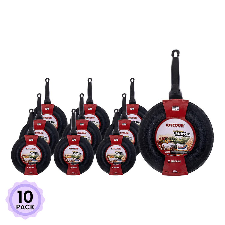Joy Cook Durastone Marble Coated Cast Aluminum Wok 11" 1 count*10 pack