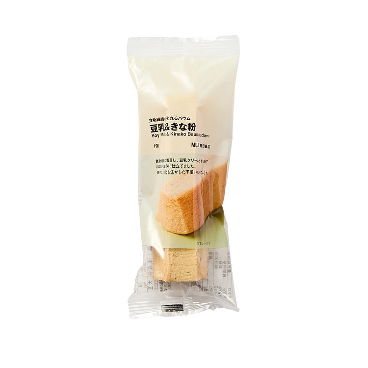 Muji Soy Milk Kinako Baumkuchen 1pc 1 each