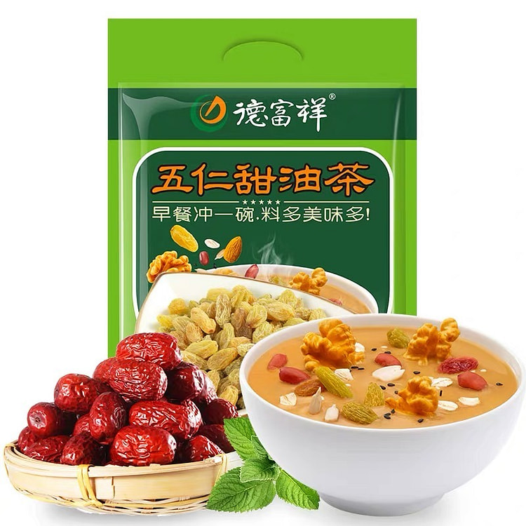 德富祥陕西果仁油茶五仁甜油茶400g