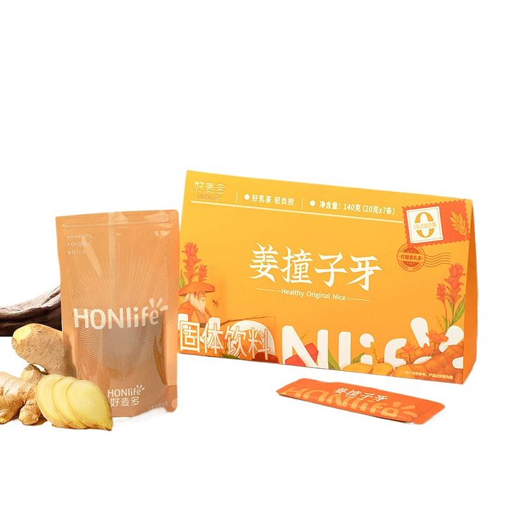 好麦多姜撞子牙轻乳茶140g*1袋