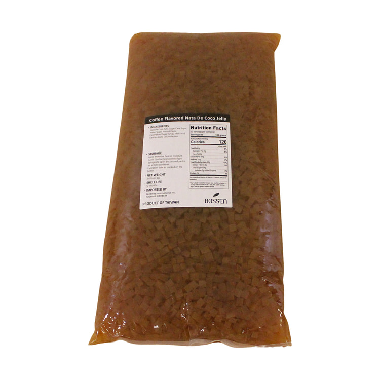 Coffee Flavored Nata de Coco Jelly (6.6 lbs)