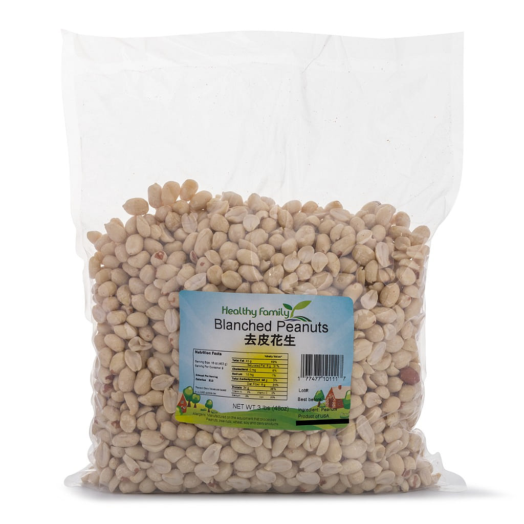 Healthy Family Blanched Peanuts 3 lb