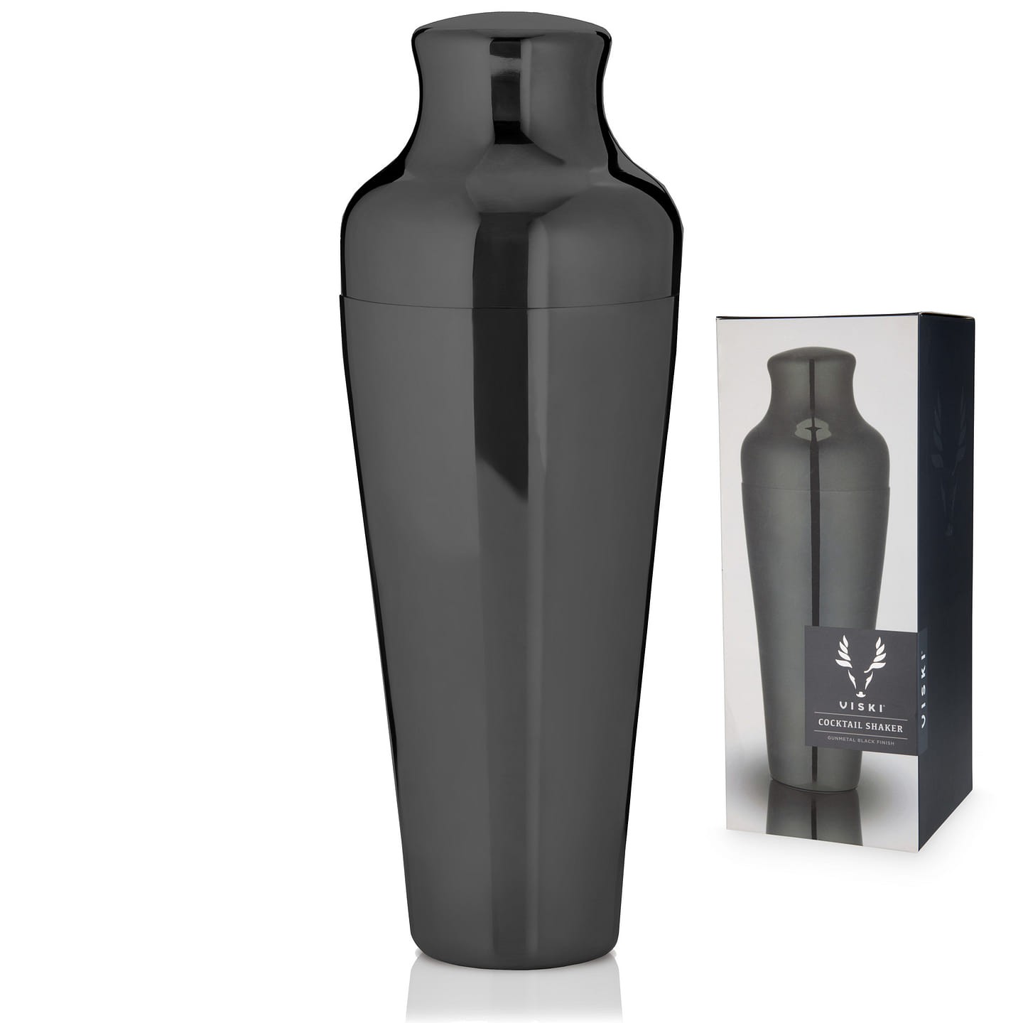 Gunmetal Parisian Cocktail Shaker by Viski® 25 fl.oz