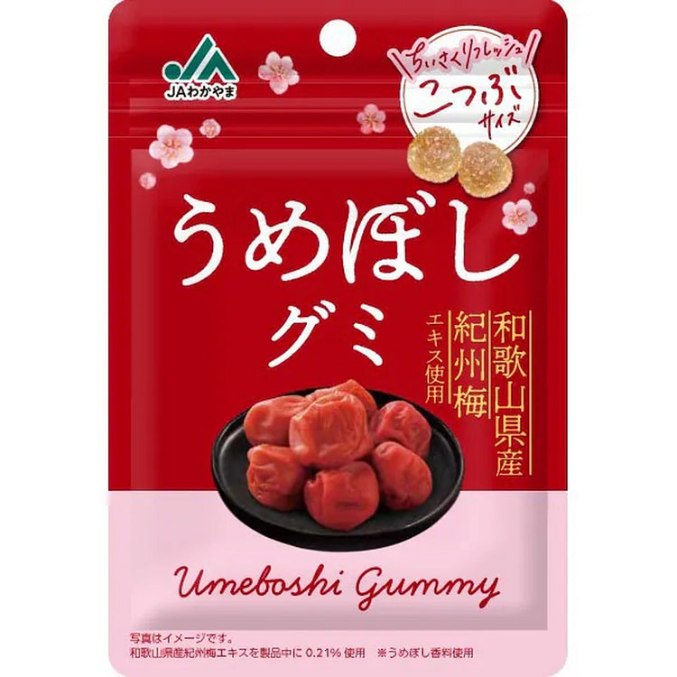 Montoire JA Wakayama Umeboshi Gummy Candy 36g 1 each