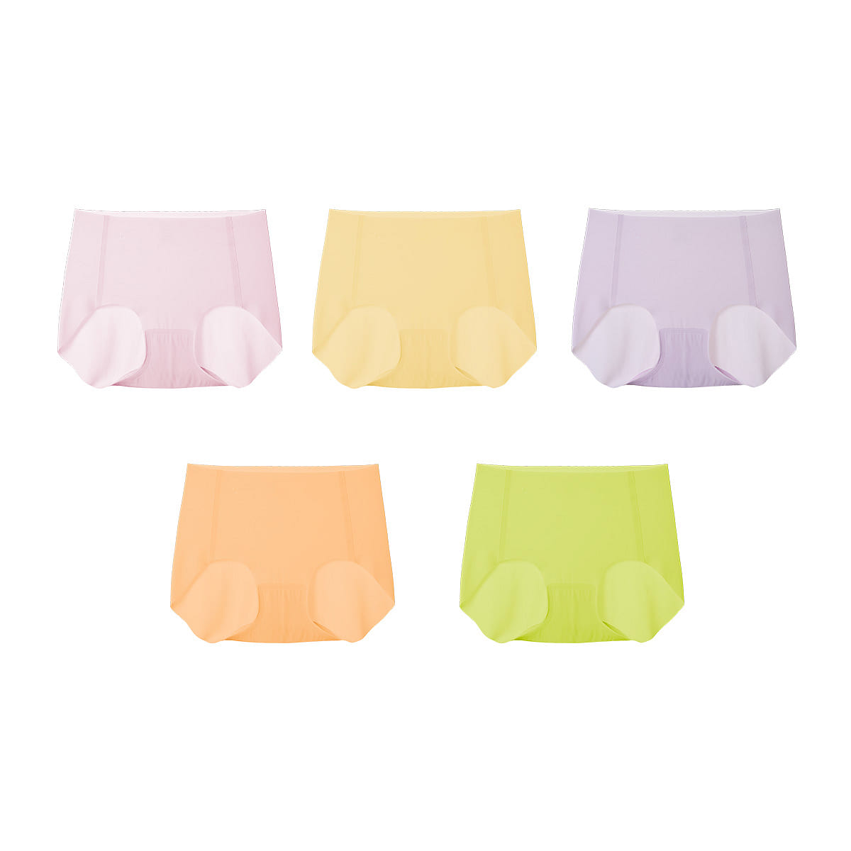 Ubras Dessert Time Light and Thin Mid Waist Flat Pants ( 5 Pack) – Group 02 100 g