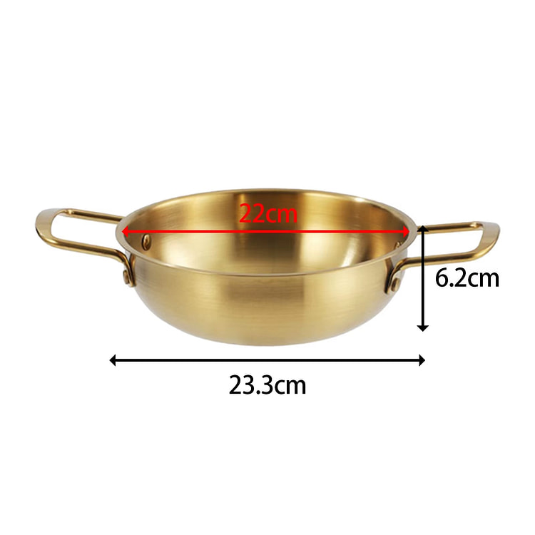 Korean Ramen Pot, Fast Heating, Double Ear, 22cm 1 each