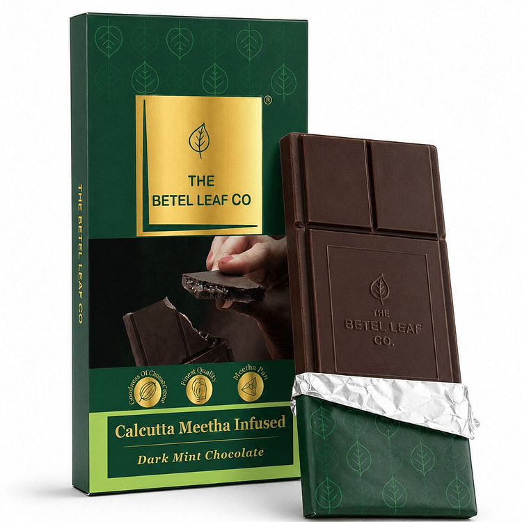The Betel Leaf Co. Paan Chocolate Bar I DARK MINT 14.99 pack