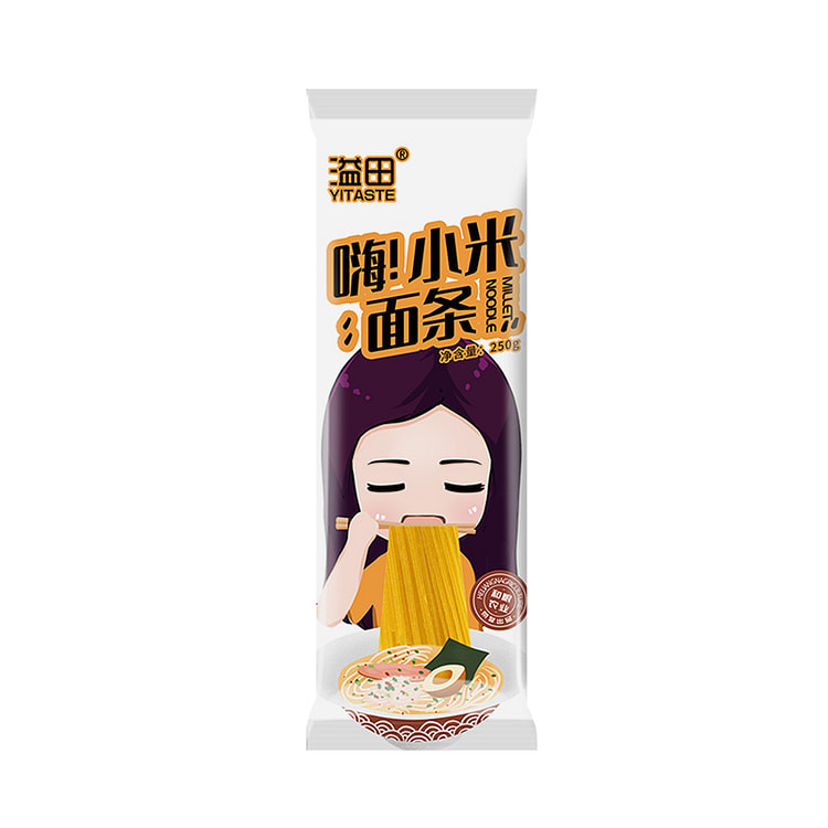 溢田小米面条东北粗粮速食杂粮 250g*1袋装