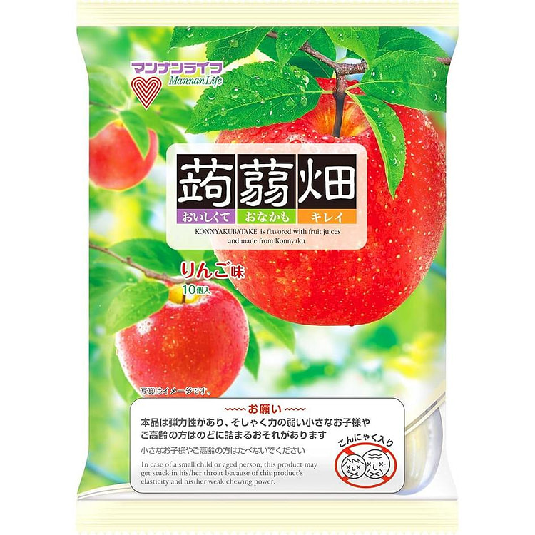 Mannanlife 苹果味 蒟蒻 果冻 250g