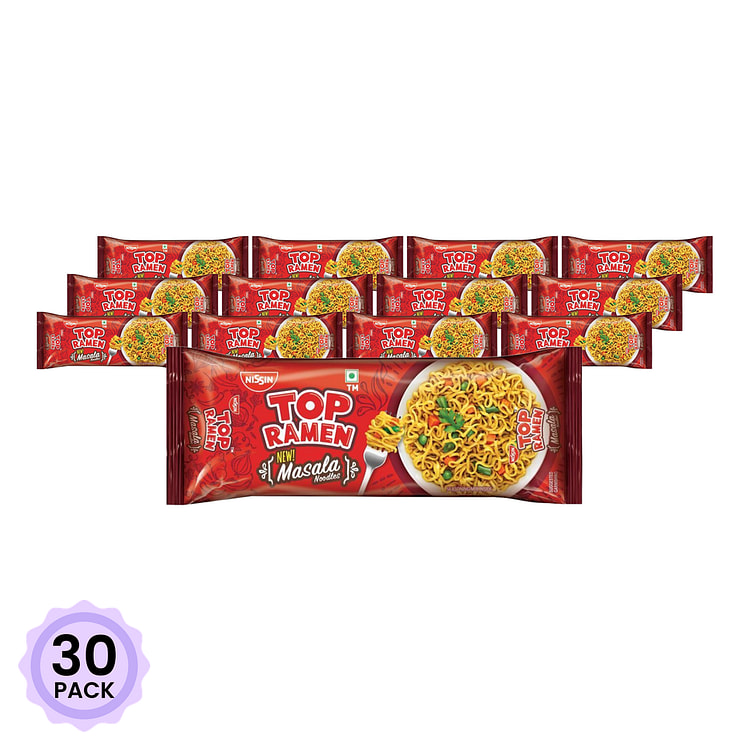 Nissin Top Ramen Masala Noodles 240 g*30 pack